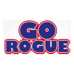 Go Rogue Customized Photo Card