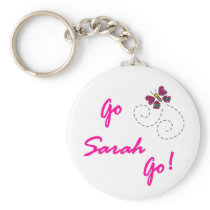 Go Sarah Go! Butterfly Key Chain