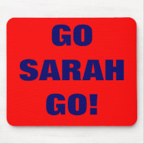 GO SARAH GO! mousepads