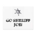 Go Sheriff Joe! postcards
