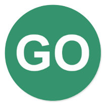 GO Sign stickers