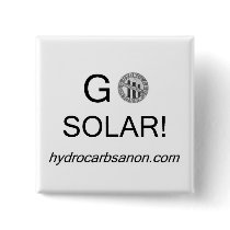 Go Solar! Button by hydrocarbsanon Go Solar! Button