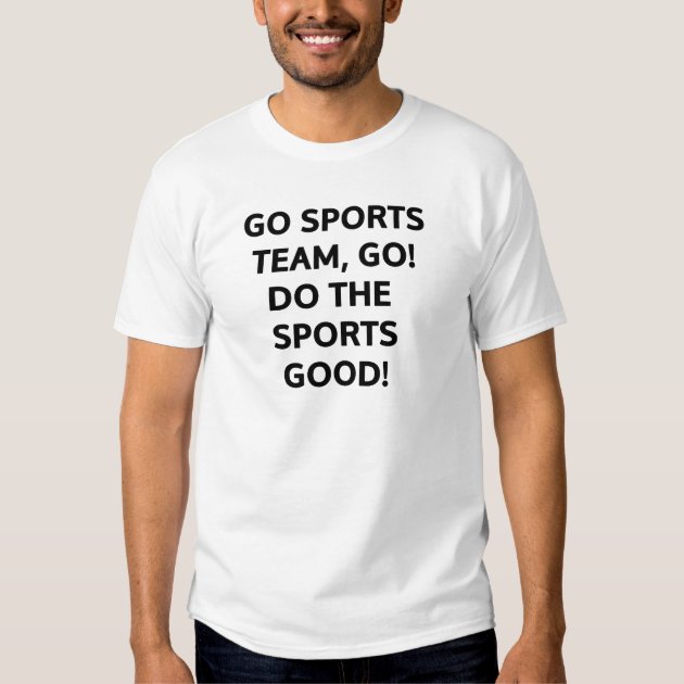 go sports tee shirt