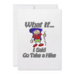 Go Take a Hike Personalized Invite
