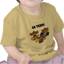 Go Team Blue and Gold T-shirts and Gifts