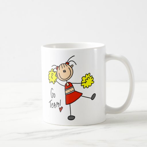 Go Team Cheerleader Mug