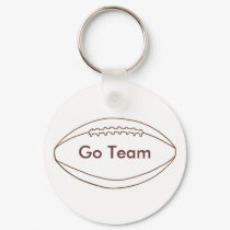 Go Team football keychain by Cherylsart Go Team football keychain
