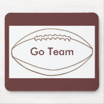 Go Team football mousepad