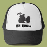 Go Team Fur Coat and Pennant Mesh Hat