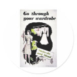 Go Through Your Wardrobe stickers