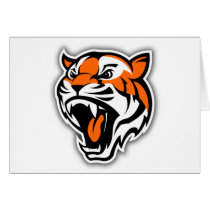 GO TIGERS! GREETING CARD