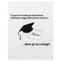 Go to college flyers