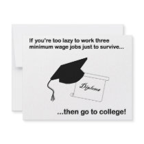Go to college invitations