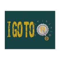 Go To Eleven 11 Text Design Post Card