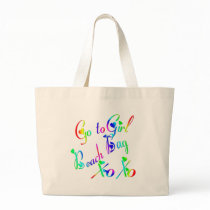Go to Girl XOXO Beach Bag by HodlinGallery Go to Girl XOXO Beach Bag