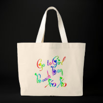 Go to Girl XOXO Beach Bag by HodlinGallery Go to Girl XOXO Beach Bag