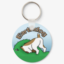 Go To Ground Earthdog Keychain