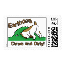 Go To Ground Earthdog Postage Stamps