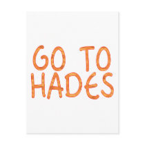 Go To Hades postcards