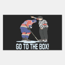 Go To The Box Rectangular Sticker