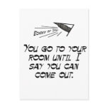 Go to your room postcards