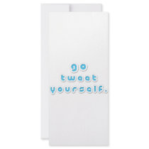 Go Tweet Yourself (by Deleriyes) Full Color Rack Card