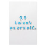 Go Tweet Yourself (by Deleriyes) Customized Stationery