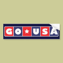 Go USA Bumpersticker