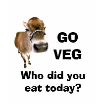 GO VEG: WHO DID YOU EAT TODAY? t-shirts