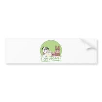 Go Vegan Bumper Stickers
