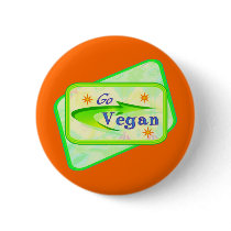 Go Vegan Buttons