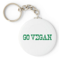 Go Vegan Key Chain
