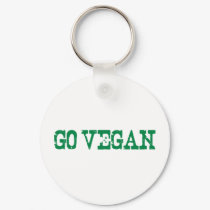 Go Vegan keychains by worldsfair Go Vegan keychains