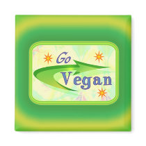 Go Vegan Magnets
