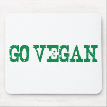 Go Vegan Mouse Pad