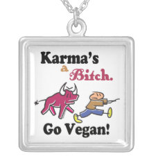Go Vegan Necklace necklace