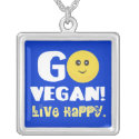 Go Vegan Necklace necklace