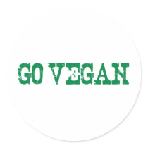 Go Vegan stickers