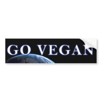 GO-VEGAN V2 BUMPER STICKER