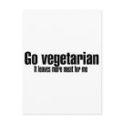  - Go vegetarian  It leaves more meat for me is the perfect shirt for the meatatarian.: Sizes 
