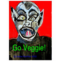 Go Veggie Bat Boy by Katie Pfeiffer Shirt