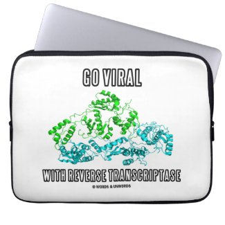 Go Viral With Reverse Transcriptase Laptop Sleeves