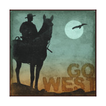 Go West Canvas Print