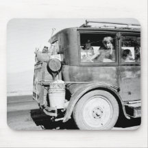 Go West Young Family, 1936 Mousepad