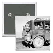 Go West Young Family, 1936 Pin