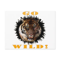 Go Wild Tiger Postcard