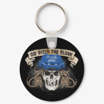 Go with the Flow (blue) keychains