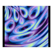 GO WITH THE FLOW!!! (Blue) posters by CoolBreezeLady GO WITH THE FLOW!!! (Blue) posters