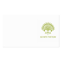 Go with the Flow business cards by YogaLife Go with the Flow business cards