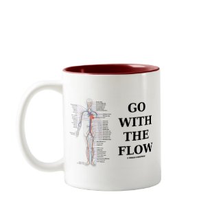 Go With The Flow (Circulatory System Attitude) mug